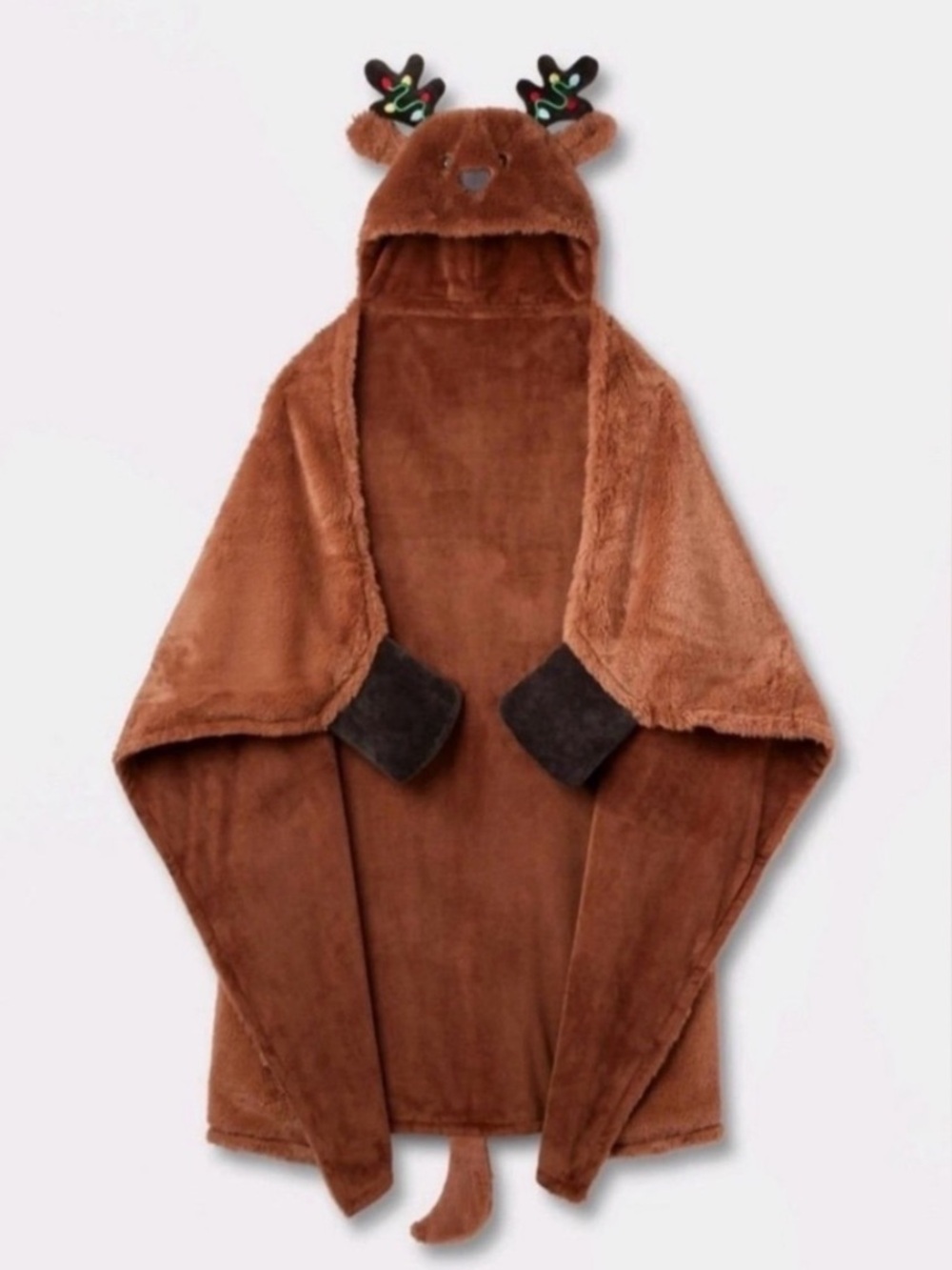 Wondershop Brown Reindeer Hooded Cape
